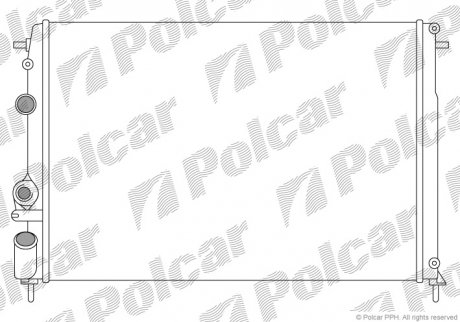 Радіатор Polcar 600708A5