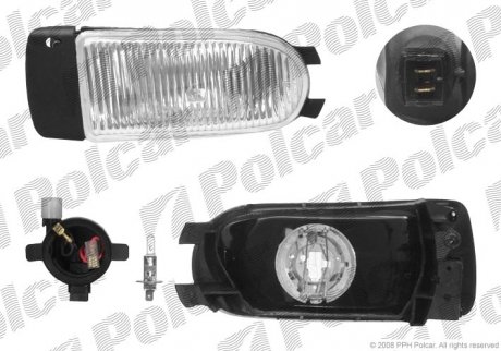 Lampa p/mgielna-prze Polcar 6007302E