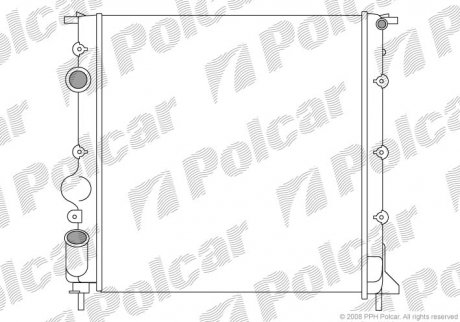 Радиаторы охлаждения Polcar 601508-2