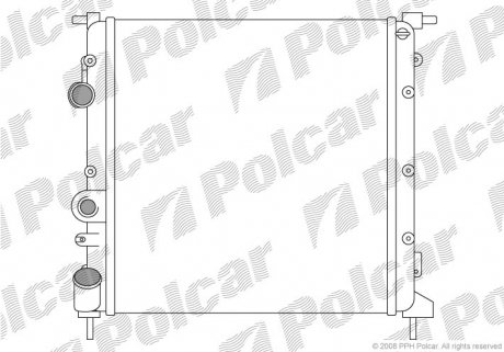 Радиаторы охлаждения Polcar 601508-6