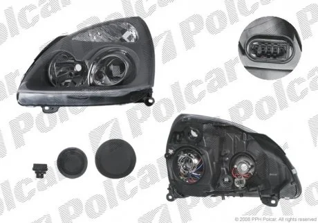 Фара основная Polcar 6016095E