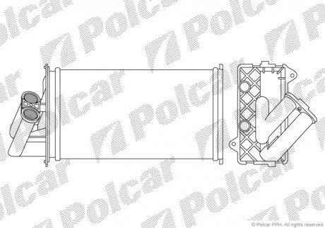 Радіатор обігріву Polcar 6032N8-5