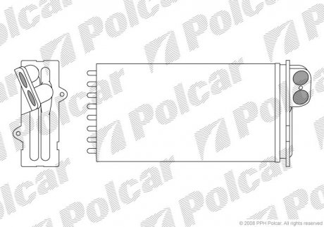 Радиаторы обогрева Polcar 6033N8-1