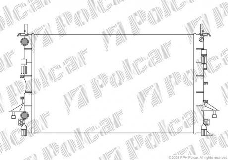Радіатор Polcar 603708-1