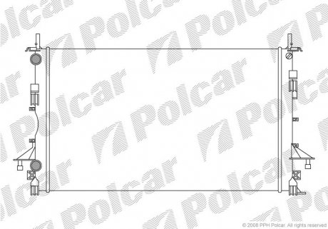 Радіатор Polcar 603708A1 (фото 1)