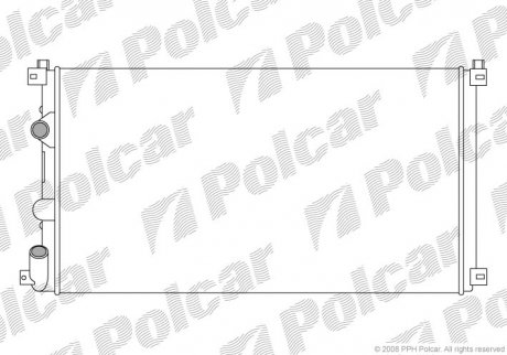 Радіатор Polcar 604208A3