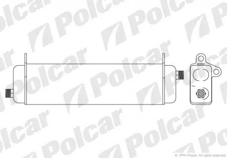 Радіатор масла Polcar 6052L81X