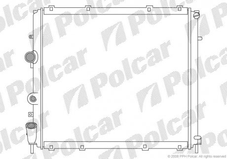 Радиаторы охлаждения Polcar 606008-3 (фото 1)