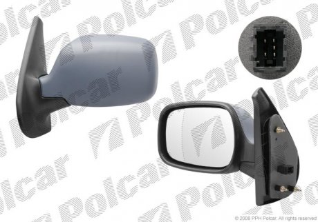 Зеркало внешнее Polcar 6061525M (фото 1)