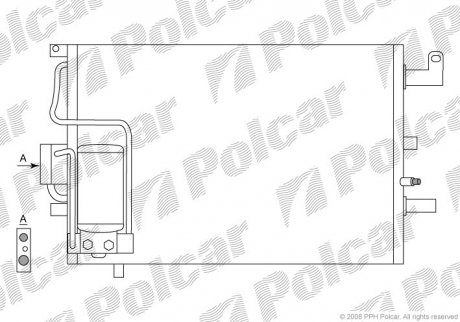 Радиаторы кондиционера Polcar 6522K8C1 (фото 1)