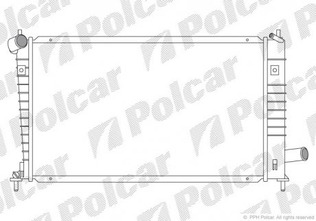 Радиаторы охлаждения Polcar 652408-2