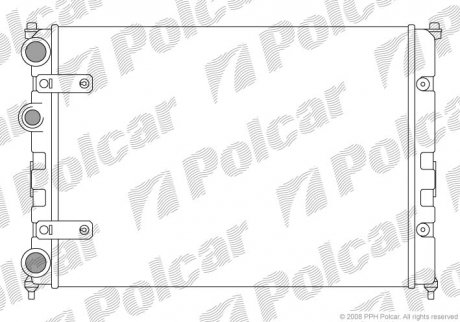 Радіатор охолодження Polcar 671308-1