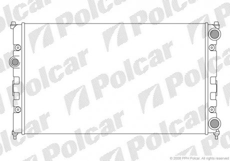 Радіатор охолодження Polcar 6713083