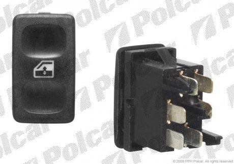Вмикач склопідіймача Polcar 6713P-70 (фото 1)