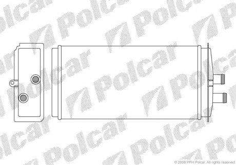 Радіатор обігріву Polcar 6910N8-1