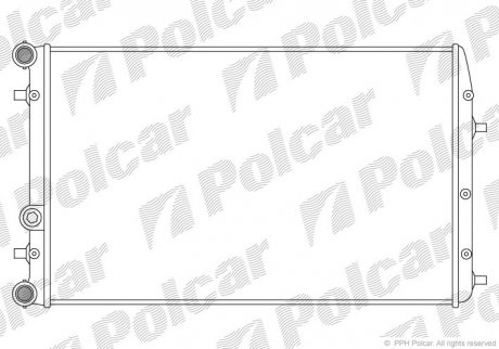 Радиаторы охлаждения Polcar 691308-5 (фото 1)