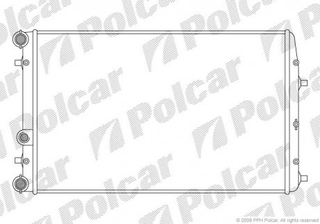 Радіатор охолодження Polcar 6913085X (фото 1)