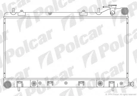Радіатор охолодження Polcar 721108-2