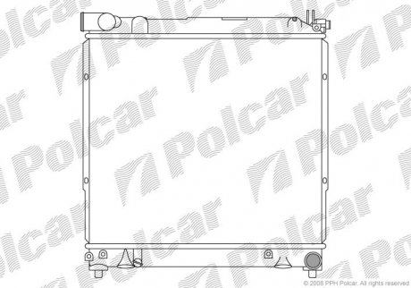 Радіатор охолодження Polcar 740808-3