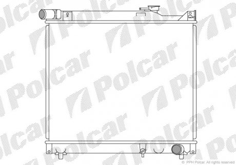 Радіатор охолодження Polcar 742408-8