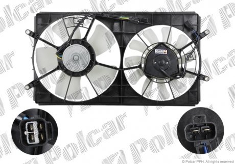 Вентилятор радіатора Polcar 743523W1