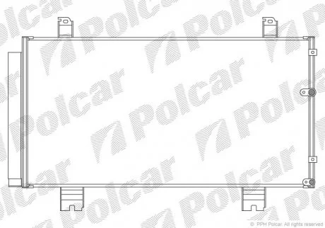 Радиаторы кондиционера Polcar 8011K81K (фото 1)