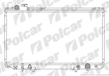 Радіатор охолодження Polcar 802008-1
