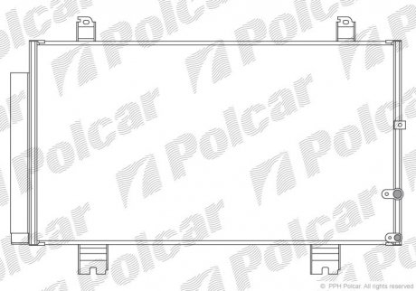 Радиаторы кондиционера Polcar 8022K81K (фото 1)