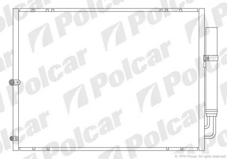 Радиаторы кондиционера Polcar 8061K8C1 (фото 1)