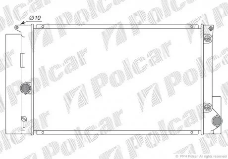 Фото 1 - радиаторы охлаждения Polcar 811608-2 Радиаторы охлаждения Polcar 811608-2 (фото 1)