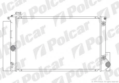 Радіатори охолодження Polcar 8116082K