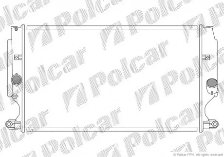 Радіатор охолодження Polcar 8116084