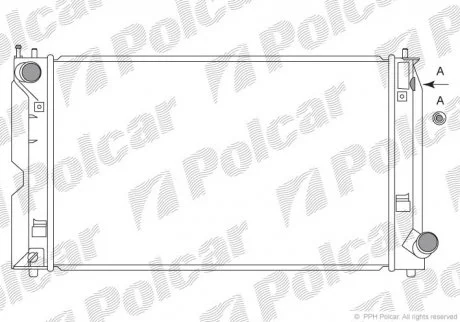 Фото 1 - радиаторы охлаждения Polcar 812508-4 Радиаторы охлаждения Polcar 812508-4 (фото 1)