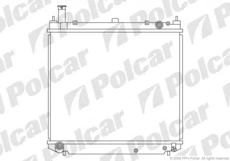 Фото 1 - радиаторы охлаждения Polcar 816508-3 Радиаторы охлаждения Polcar 816508-3 (фото 1)