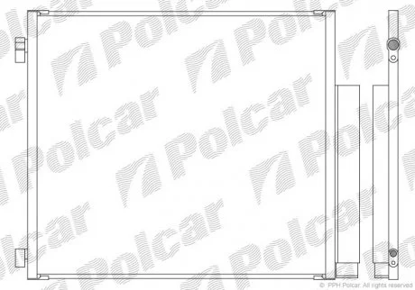Фото 1 - радиаторы кондиционера Polcar 8169K81K Радиаторы кондиционера Polcar 8169K81K (фото 1)