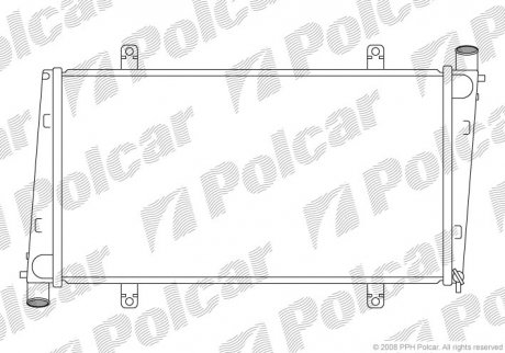 Радіатор охолодження Polcar 904008-2 (фото 1)