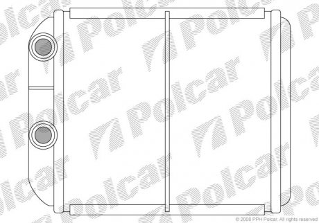 Радіатор пічки Polcar 9040N8-1