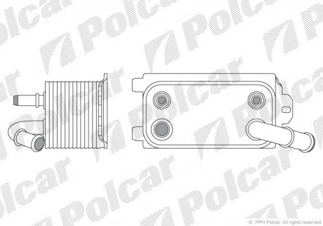 Радиаторы масла Polcar 9071L8-1 (фото 1)