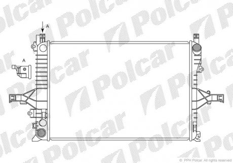 Радиаторы охлаждения Polcar 908008-1