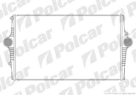 Радиаторы воздуха (Интеркулеры) Polcar 9080J8-1