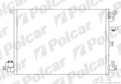 Радиаторы кондиционера Polcar 9090K8C2 (фото 1)