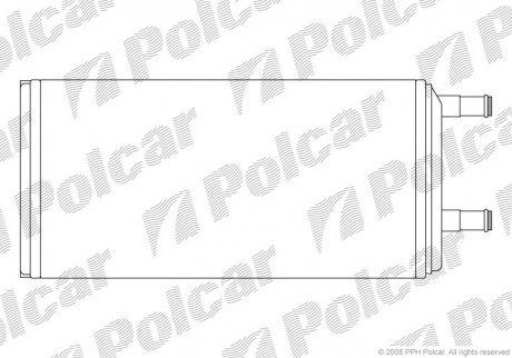 Радіатор пічки Polcar 9097N8-1 (фото 1)