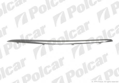 Молдинг накладки бампера прав Polcar 951427-8 (фото 1)
