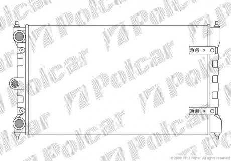 Радіатор охолодження Polcar 952308-3 (фото 1)