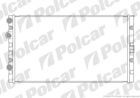 Радиатор охлаждения Polcar 9524083