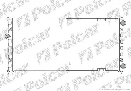 Радиаторы охлаждения Polcar 952408-6
