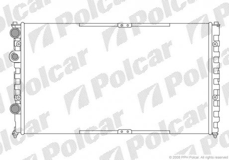 Радіатор охолодження Polcar 952508A1