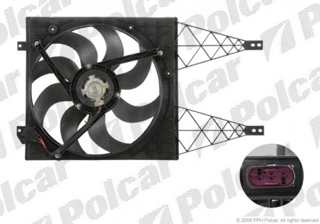 Вентилятор радіатора Polcar 952523W1-Q (фото 1)