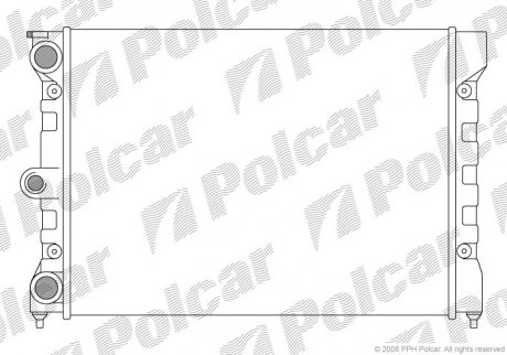 Радіатор охолодження Polcar 953408-1