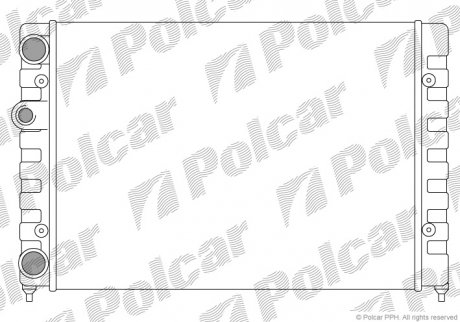 Радіатор охолодження Polcar 953808A1